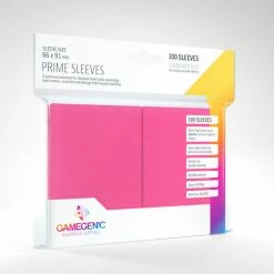 Gamegenic Prime: Pink Basic Sleeves Card Sleeves