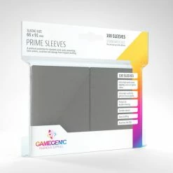 Gamegenic Prime: Dark Gray Basic Sleeves Card Sleeves