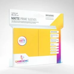 Gamegenic TCG Basic Sleeves Matte Prime: Yellow Basic Sleeves