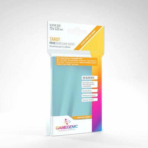 Gamegenic PRIME Tarot Sized Board Game Sleeves 73 X 122 Mm 3 Gamegenic PRIME Tarot Sized Board Game Sleeves 73 X 122 Mm