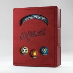 Gamegenic KeyForge Deck Book: Red Deck Boxes & Storage Boxes