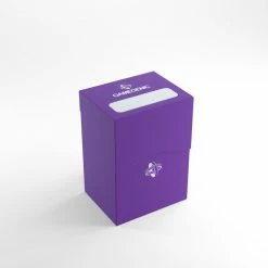 Gamegenic Deck Holder 80+ Card Deck Box: Purple Deck Boxes & Storage Boxes