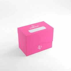 Gamegenic Side Holder 80+ Card Deck Box: Pink Deck Boxes & Storage Boxes