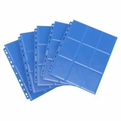GAMEGENIC Binder Sideloading 18-Pocket Pages - 50 Pack - Blue