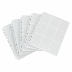 GAMEGENIC Binder Sideloading 18-Pocket Pages - 50 Pack - White