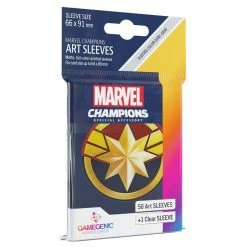 GAMEGENIC Marvel Champions LCG: Art Sleeves - Captain Marvel