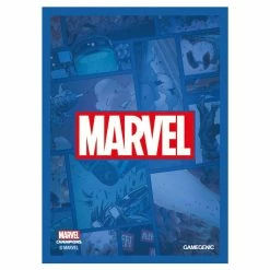 GAMEGENIC Marvel Champions LCG: Art Sleeves - Marvel Blue