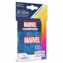 GAMEGENIC Marvel Champions LCG: Art Sleeves - Marvel Blue