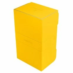 Gamegenic Watchtower Stronghold 200+ Convertible Deck Box Yellow Jul 2021 Deck Boxes & Storage Boxes