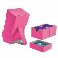 Gamegenic Watchtower Stronghold 200+ Convertible Deck Box Pink