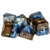 GATE KEEPER GAMES Halfsies: Earth Elemental 7 Set Dice