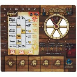 GAMELYN GAMES Tiny Epic Pirates: Game Mat Premium Art Play Mat