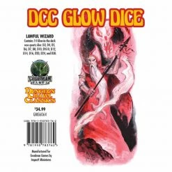 GOODMAN GAMES Dice Sets Dungeon Crawl Classics: DCC Glow Dice: Lawful Wizard Dice Set