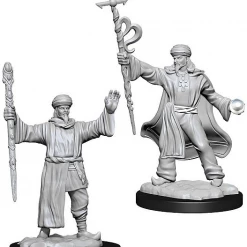WIZKIDS Dungeons And Dragons D&D: Nolzur's Marvelous Minis: Human Wizard Male W13 Miniatures