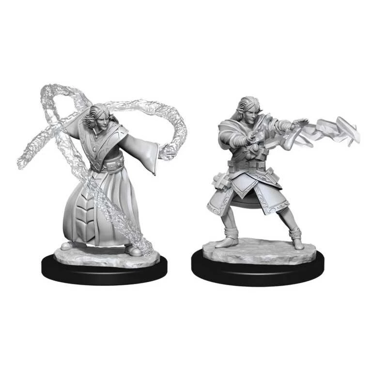WIZKIDS Dungeons And Dragons D&D: Nolzur's Marvelous Minis: Elf Wizard Male W13 Miniatures 3 WIZKIDS Dungeons And Dragons D&D: Nolzur's Marvelous Minis: Elf Wizard Male W13 Miniatures