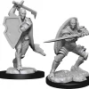 WIZKIDS Dungeons And Dragons D&D: Nolzur's Marvelous Minis: Warforged Fighter Male W13 Miniatures