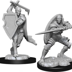 WIZKIDS Dungeons And Dragons D&D: Nolzur's Marvelous Minis: Warforged Fighter Male W13 Miniatures
