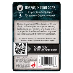 Fantasy Flight Games Arkham Horror LCG: Horror In High Gear Mythos Pack Non-Collectible Card Games