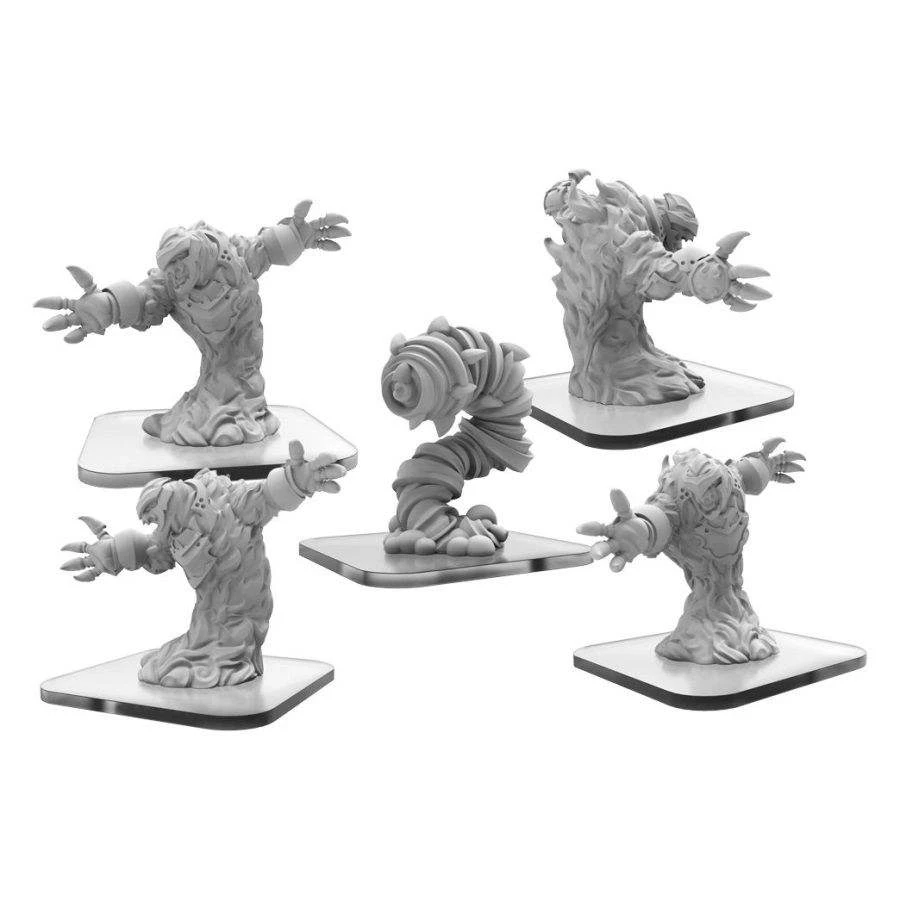 PRIVATEER PRESS, INC Monsterpocalypse: Elemental Champions: Fire Kami And Air Avatar Miniatures Set 3 PRIVATEER PRESS, INC Monsterpocalypse: Elemental Champions: Fire Kami And Air Avatar Miniatures Set