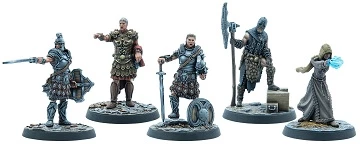 MODIPHIUS ENTERTAINMENT Elder Scrolls: A Call To Arms: Imperial Officers Miniatures Set Miniature Games 3 MODIPHIUS ENTERTAINMENT Elder Scrolls: A Call To Arms: Imperial Officers Miniatures Set Miniature Games