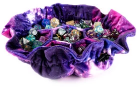METALLIC DICE GAMES Nebula Dice Bag With Pockets 3 METALLIC DICE GAMES Nebula Dice Bag With Pockets