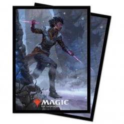 Magic The Gathering: Planeswalker Art Kaldheim Kaya The Inexorable Ultra Pro Art Sleeves 100CT V.3 Card Sleeves