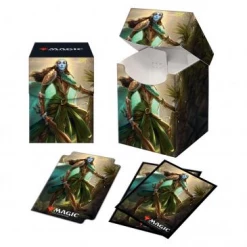 Magic The Gathering: Commander Art: Kaldheim - Lathril, Blade Of The Elves- Ultra Pro 100+ Combo Deck Box V.1