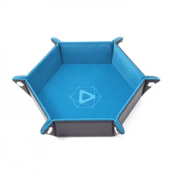 BCW DIVERSIFIED Dice Tray: LX: Hex: Teal Dice Holder