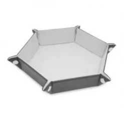 BCW DIVERSIFIED Dice Tray: LX: Hex: White Dice Holder