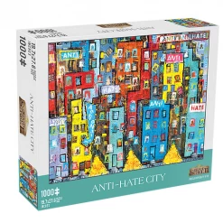 MCHEZO Puzzles Anti-Hate City 1000 Pcs Puzzle