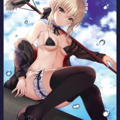 Card Sleeves C96 Fate Grand Order - Altria Pendragon Maid Alter Rider Ver. Circle ScarletAgents - Doujin Mature Character Sleeves