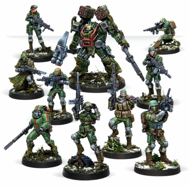 CORVUS BELLI Infinity: Ariadna Tartary Army Corps Action Pack Miniatures Game 4 CORVUS BELLI Infinity: Ariadna Tartary Army Corps Action Pack Miniatures Game