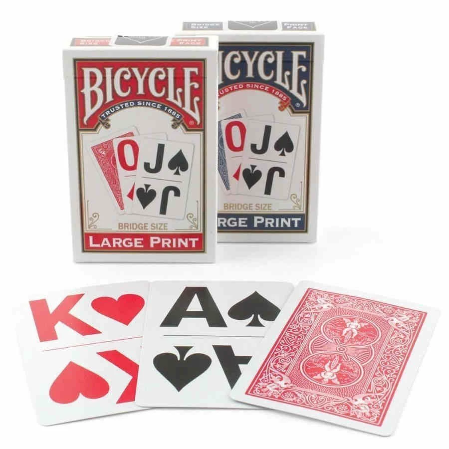 Non-Collectible Card Games Bicycle Playing Cards: Bridge (Large Print) 3 Non-Collectible Card Games Bicycle Playing Cards: Bridge (Large Print)