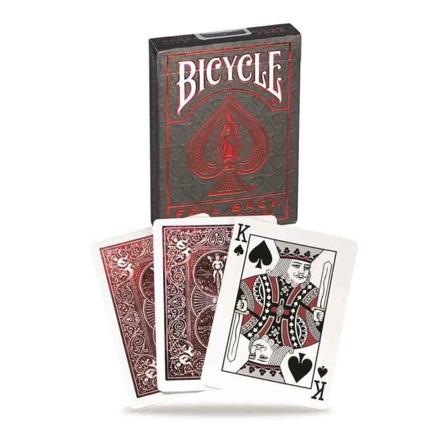Bicycle Playing Cards: Metalluxe Red Non-Collectible Card Games 3 Bicycle Playing Cards: Metalluxe Red Non-Collectible Card Games