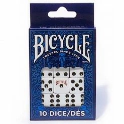 STEVE JACKSON GAMES D6 Opaque Bicycle White With Black Dice Sets