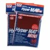 Card Sleeves KMC Hyper Mat Mini US Version (Red) Basic Sleeves 60ct [In Stock]