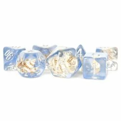 METALLIC DICE GAMES Dungeons & Dragons 7-Set Sea Conch Dice Set