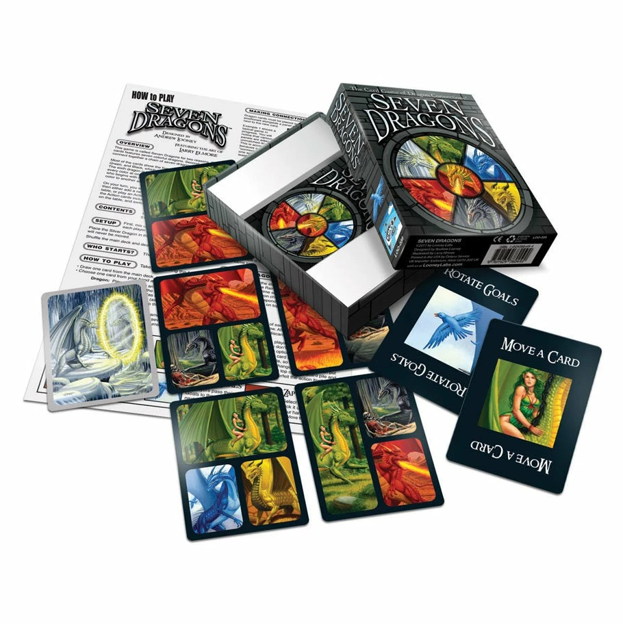 Looney Labs Seven Dragons Card Game 4 Looney Labs Seven Dragons Card Game