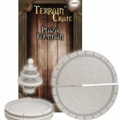 MANTIC ENTERTAINMENT TerrainCrate: Plaza Fountain Miniatures Game Miniature Games