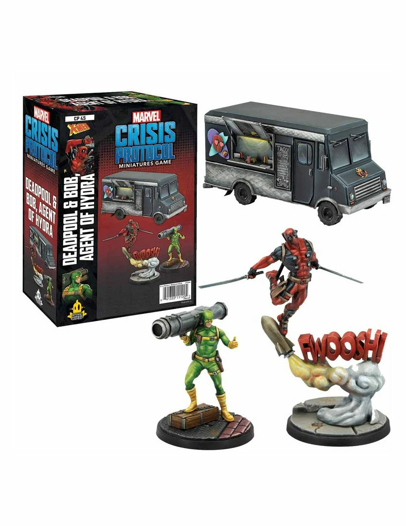 ATOMIC MASS GAMES Marvel Crisis Protocol: Deadpool & Bob, Agent Of Hydra Character Pack Miniatures Game Miniature Games 4 ATOMIC MASS GAMES Marvel Crisis Protocol: Deadpool & Bob, Agent Of Hydra Character Pack Miniatures Game Miniature Games