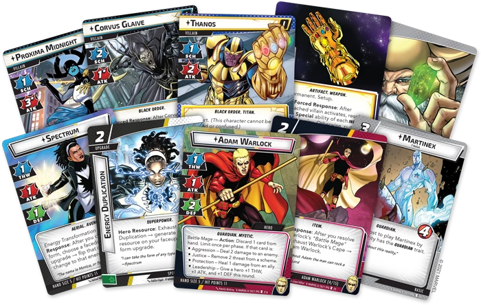 Fantasy Flight Games Marvel Champions: LCG: The Mad Titan's Shadow Expansion Card Game Non-Collectible Card Games 4 Fantasy Flight Games Marvel Champions: LCG: The Mad Titan's Shadow Expansion Card Game Non-Collectible Card Games