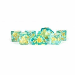 METALLIC DICE GAMES 7-Set Turtle Dice Dice Sets