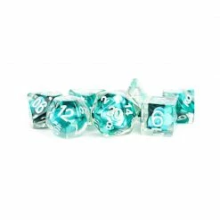 METALLIC DICE GAMES 7-Set Mermaid Scales Dice