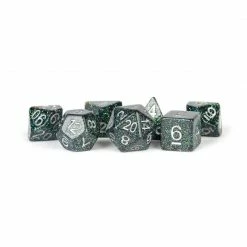 METALLIC DICE GAMES 7-Set Astro Mica Dice Dice Sets