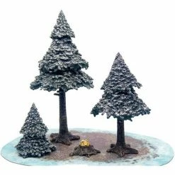 MONSTER FIGHT CLUB Miniature Games Monster Scenery: Snowy Pines Miniatures [Pre-order]