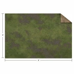 MONSTER FIGHT CLUB 6' X 4' Broken Grassland/Desert Scrubland Adventure Mat [Pre-order]