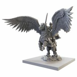 MANTIC ENTERTAINMENT Kings Of War 3rd Edition: Halfling General On Winged Aralez Miniatures [Pre-order] Miniature Games