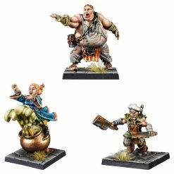 MANTIC ENTERTAINMENT Kings Of War 3rd Edition: Halfling Heroes Miniatures [Pre-order]