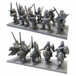 MANTIC ENTERTAINMENT Kings Of War 3rd Edition: Halfling Stalwarts Battlegroup Miniatures [Pre-order] Miniature Games