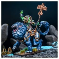 MANTIC ENTERTAINMENT Kings Of War 3rd Edition: Riftforged Orc Stormcaller On Manticore Miniature